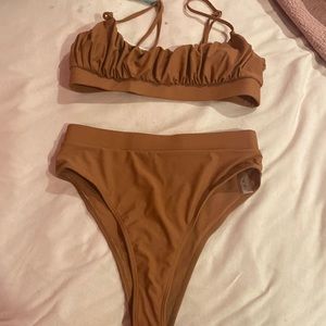 Brown bikini